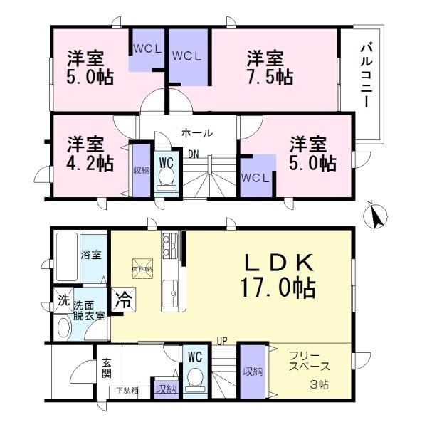 岩倉市大山寺町神田　5号棟　全6棟