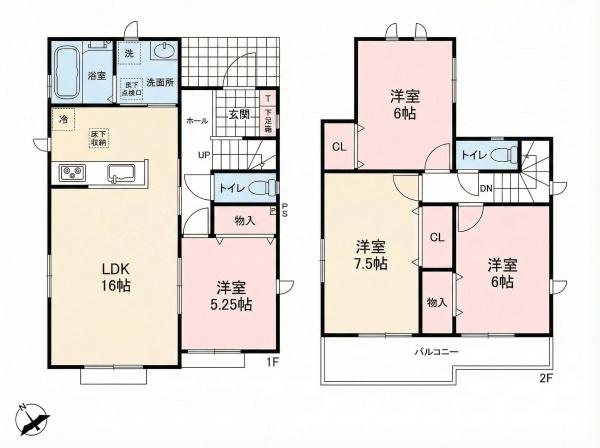 一宮市北方町北方B号棟　全2棟