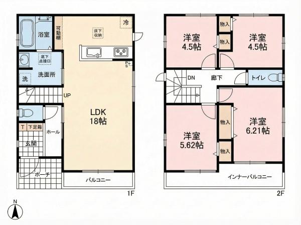 北名古屋市宇福治5期　A号棟　全1棟
