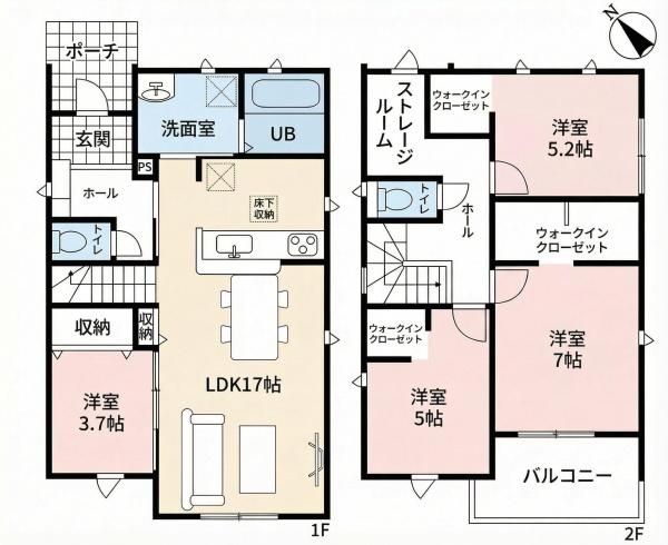 江南市曽本町　2号棟　全2棟