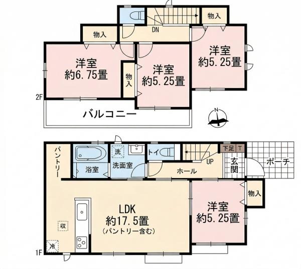 一宮市三ツ井5丁目7番　Ａ号棟　全3棟