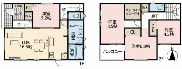 第1大和福森　1号棟　全2棟
