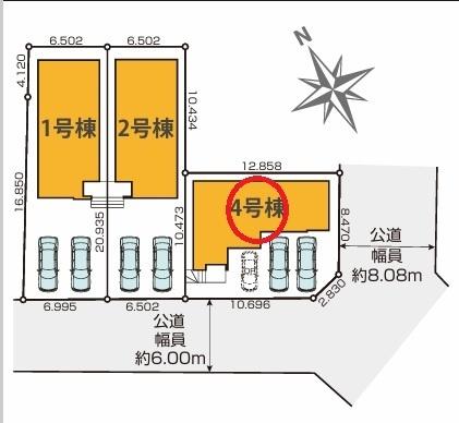 江南市今市場町2期　4号棟　全3棟