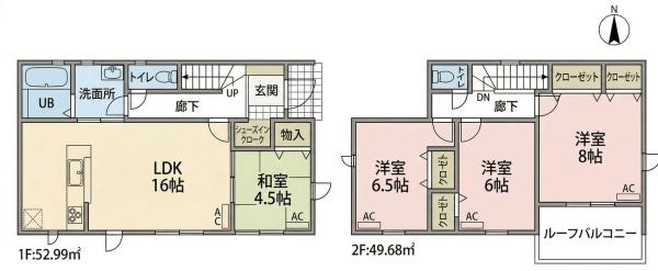 岩倉市本町01期 2号棟 全3棟