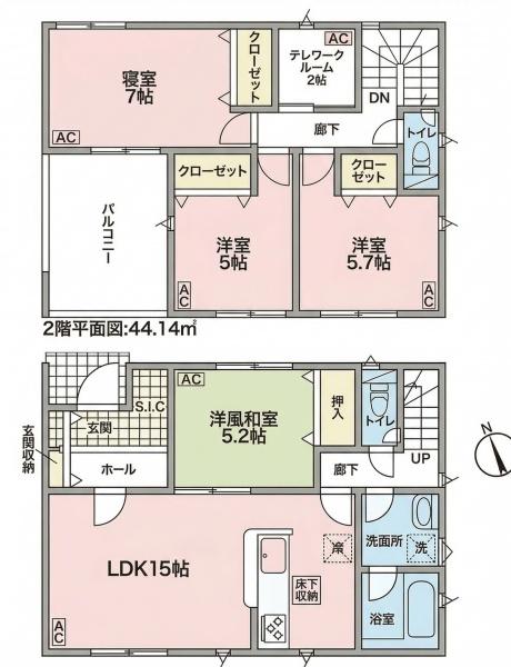 一宮市萩原町西御堂第2　1号棟　全1棟