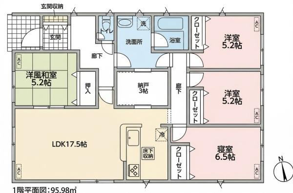 稲沢市増田南町第1　1号棟　全3棟
