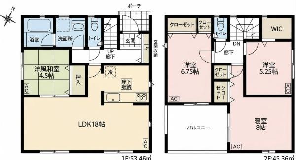一宮市丹陽町九日市場第2　1号棟　全1棟