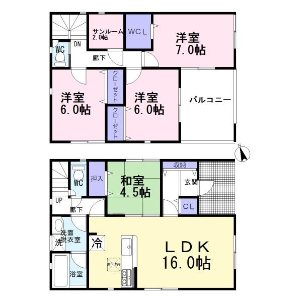 一宮市北方町北方第2　2号棟　全2棟