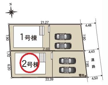 一宮市北方町北方第2　2号棟　全2棟