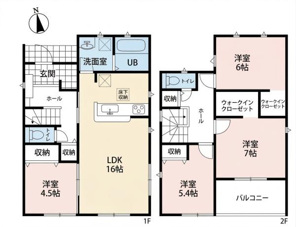 一宮市萩原町第二　1号棟　全2棟