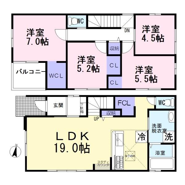 一宮市多加木1期　1号棟　全3棟