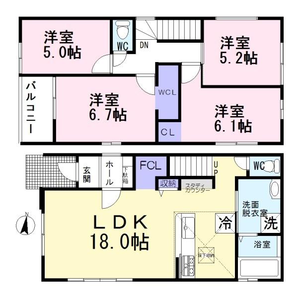 一宮市多加木1期　2号棟　全3棟
