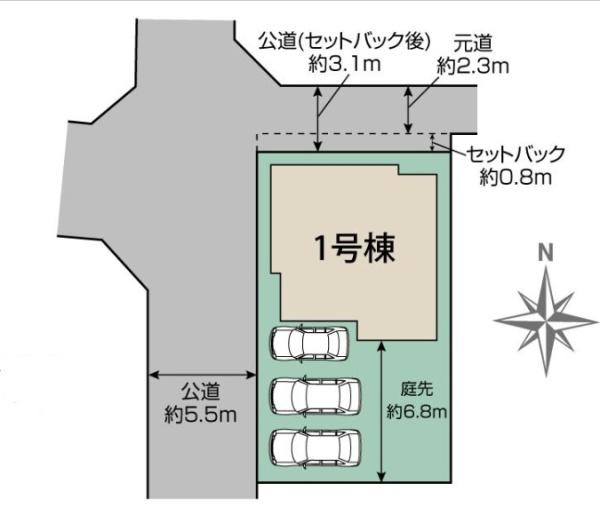 一宮市大毛宮前　1号棟　全1棟