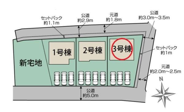 一宮市玉野　3号棟　全3棟