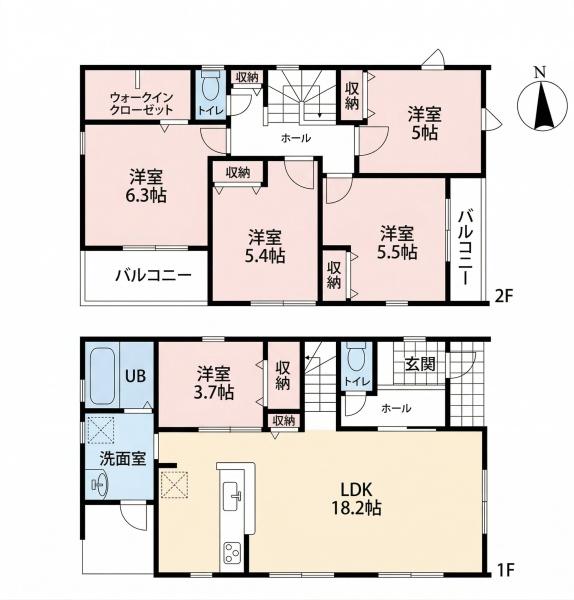 一宮市小信中島第2　1号棟　全2棟