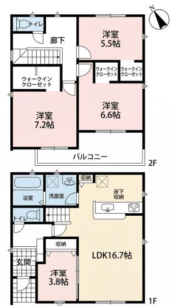 一宮市西五城第5　2号棟　全2棟