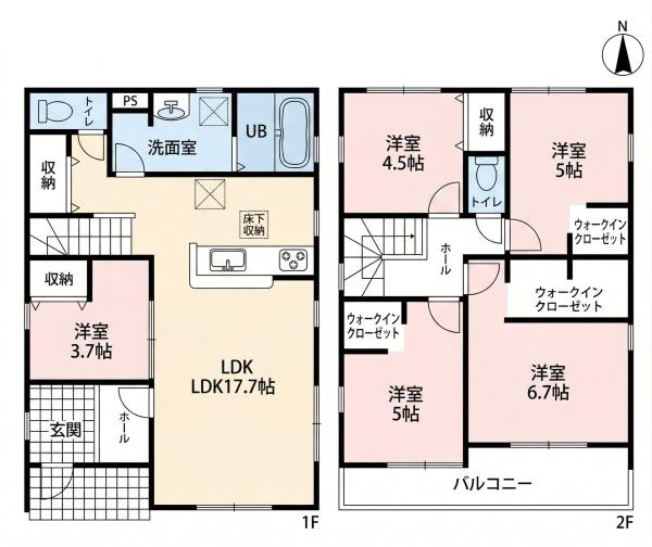 岩倉市神野町神野　1号棟　全2棟