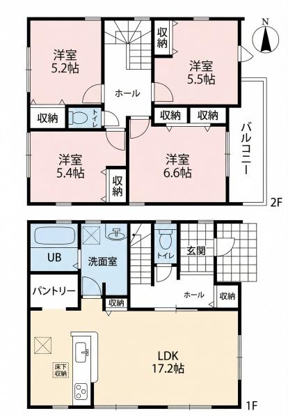 岩倉市神野町神野　2号棟　全2棟