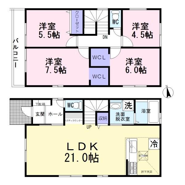 一宮市木曽川町5期　3号棟　全4棟