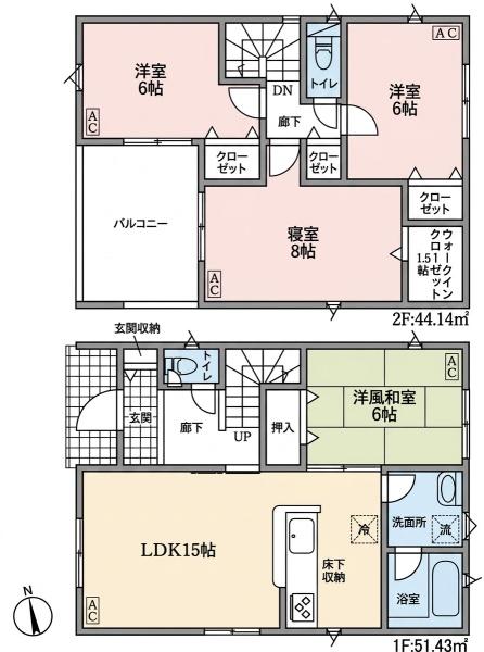 江南市大間町新町第1　1号棟　全2棟