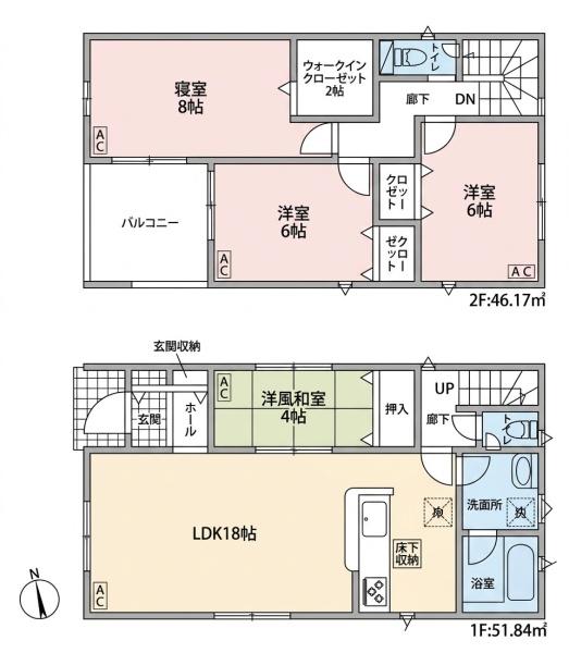 江南市大間町新町第1　2号棟　全2棟