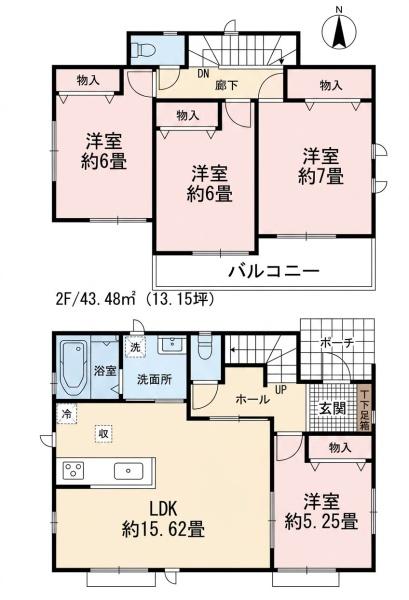 北名古屋市熊之庄牛流3番　A号棟　全1棟
