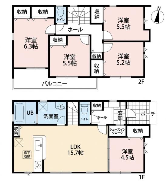 羽島市竹鼻駅　1号棟　全2棟