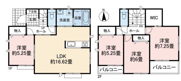 北名古屋市熊之庄十二社99番　A号棟　全4棟