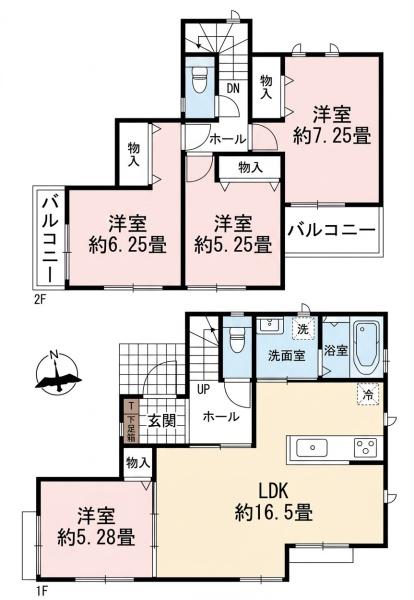 北名古屋市熊之庄十二社99番　D号棟　全4棟