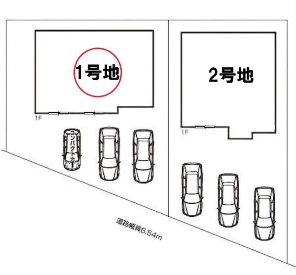 江南市第1今市場町　1号地　全2棟