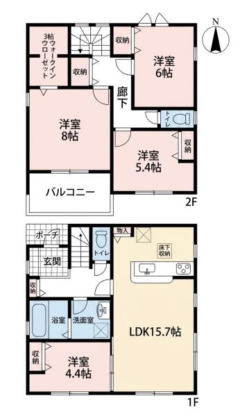 一宮市蓮池第3　1号棟　全2棟