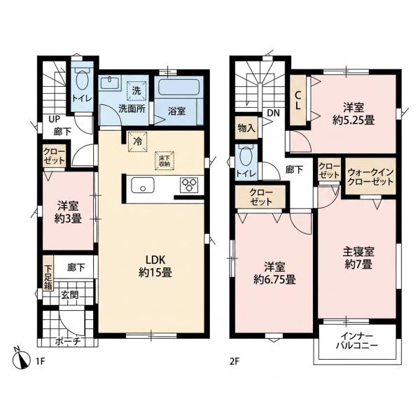 清須市中河原2期 1号棟 全5棟