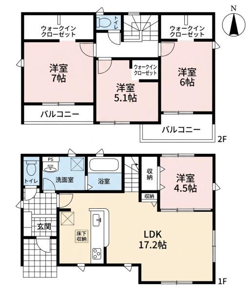 北名古屋市片場白山 2号棟 全3棟