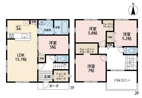 北名古屋市片場白山 3号棟 全3棟
