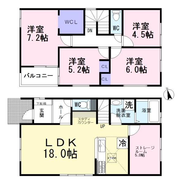 北名古屋市鹿田4期 1号棟 全2棟