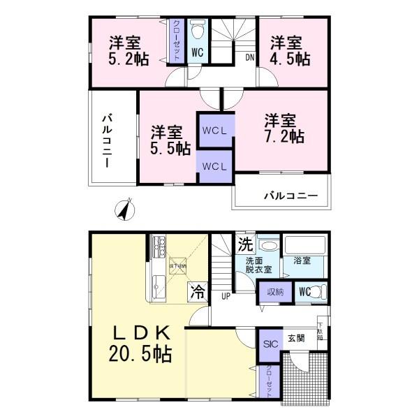 羽島市福寿町2期　1号棟　全4棟