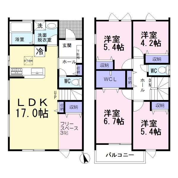 稲沢市平和町法立北瀬古第4　3号棟　全3棟