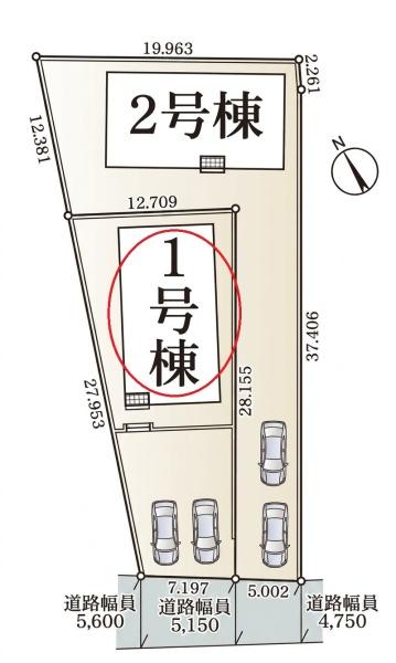 一宮市杉山第1　1号棟　全2棟