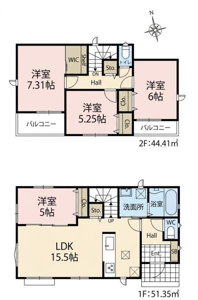 江南市宮後町砂場東139番　A号棟　全3棟