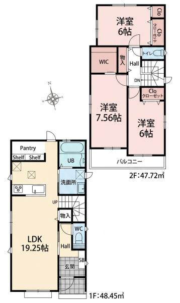 江南市宮後町砂場東139番　C号棟　全3棟
