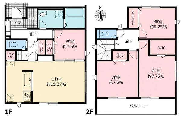 大口町中小口　1号棟　全2棟