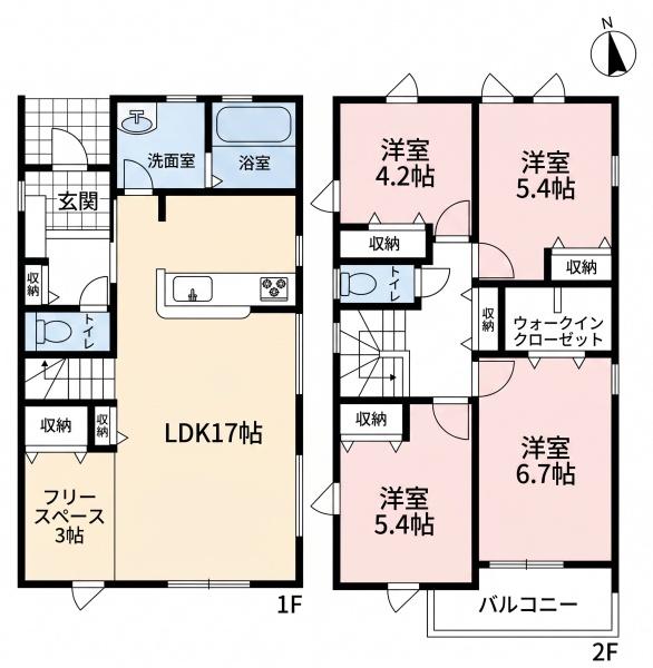 江南市小杁町　2号棟　全4棟