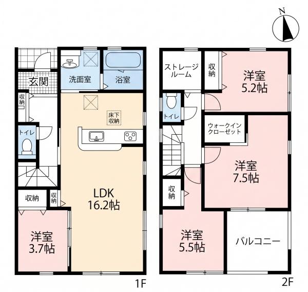 江南市小杁町 3号棟 全4棟