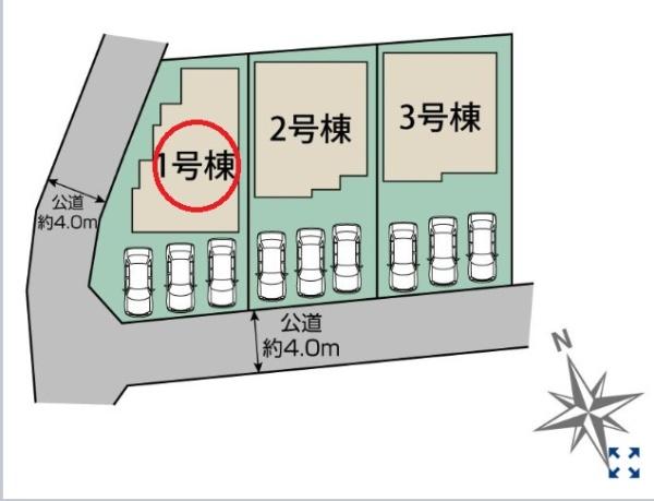 丹羽郡扶桑町大字高雄覚王寺前　1号棟　全3棟