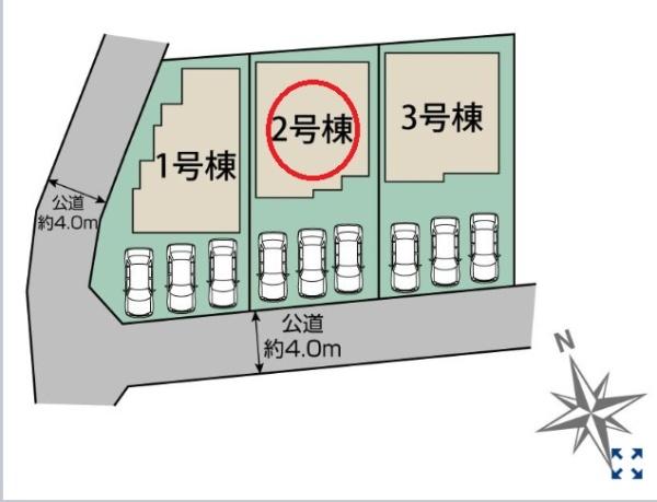 丹羽郡扶桑町大字高雄覚王寺前　2号棟　全3棟