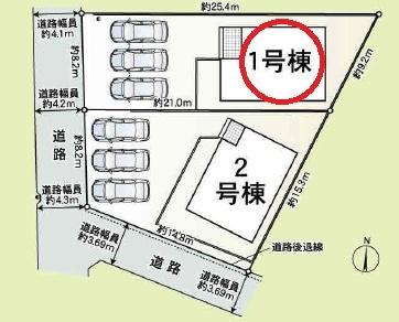 羽島市上中町長間第3　1号棟　全2棟