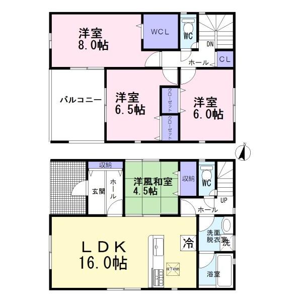 羽島市上中町長間第3　1号棟　全2棟
