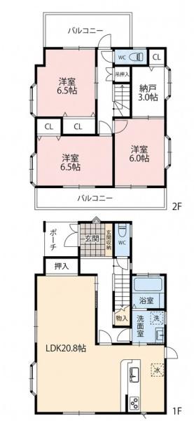 一宮市宮地　中古戸建