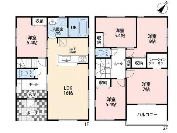 一宮市丹陽町九日市場第5　1号棟　全2棟