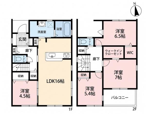 一宮市浅井町尾関第2 1号棟 全4棟